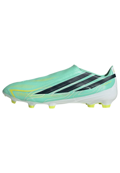 adidas F50 Hyperfast League Laceless FG Firm Ground Men's Soccer Cleats - Mint/Navy/Lemon - Best Buy Soccer
