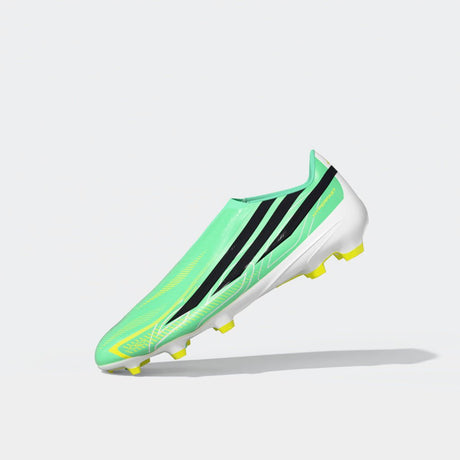 adidas F50 Hyperfast League Laceless FG Firm Ground Men's Soccer Cleats - Mint/Navy/Lemon - Best Buy Soccer