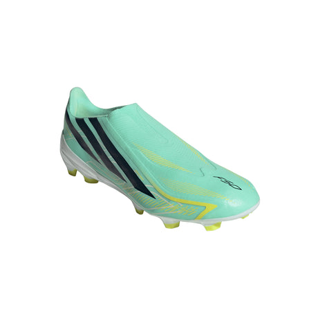 adidas F50 Hyperfast League Laceless FG Firm Ground Men's Soccer Cleats - Mint/Navy/Lemon - Best Buy Soccer