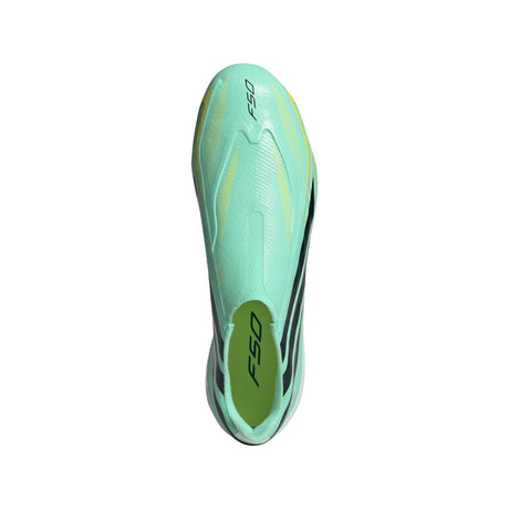 adidas F50 Hyperfast League Laceless FG Firm Ground Men's Soccer Cleats - Mint/Navy/Lemon - Best Buy Soccer