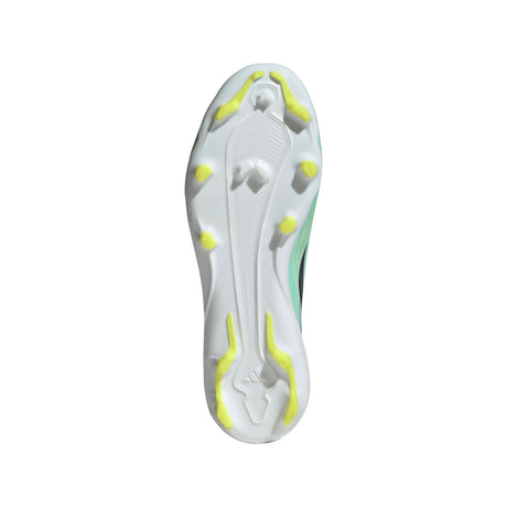 adidas F50 Hyperfast League Laceless FG Firm Ground Youth Soccer Cleats - Mint/Navy/Lemon - Best Buy Soccer