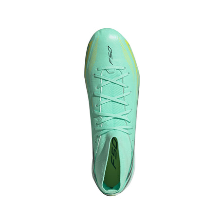 adidas F50 Hyperfast League Mid FG Firm Ground Men's Soccer Cleats - Mint/Navy/Lemon - Best Buy Soccer