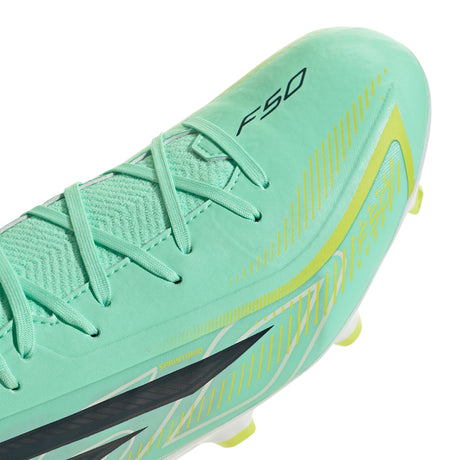 adidas F50 Hyperfast League Mid FG Firm Ground Men's Soccer Cleats - Mint/Navy/Lemon - Best Buy Soccer