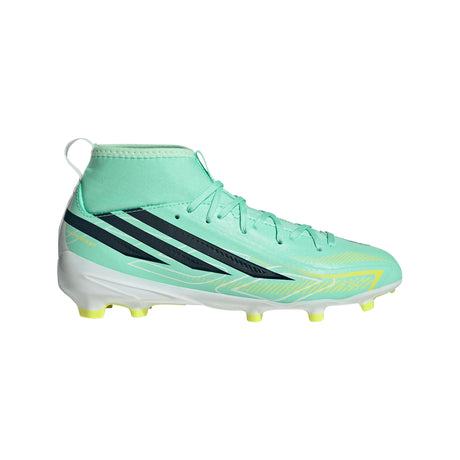 adidas F50 Hyperfast League Mid FG Firm Ground Youth Soccer Cleats - Mint/Navy/Lemon - Best Buy Soccer