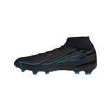 adidas F50 Hyperfast League Mid Firm Ground Men's Soccer Cleats - Black/Black/Blue - Best Buy Soccer
