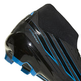 adidas F50 Hyperfast League Mid Firm Ground Men's Soccer Cleats - Black/Black/Blue - Best Buy Soccer