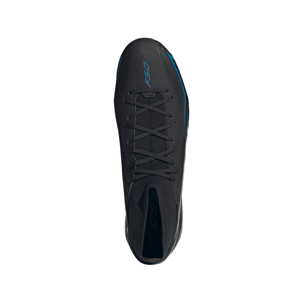 adidas F50 Hyperfast League Mid Firm Ground Men's Soccer Cleats - Black/Black/Blue - Best Buy Soccer