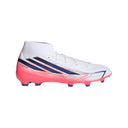 adidas F50 Hyperfast League Mid Firm Ground Men's Soccer Cleats - White/Purple - Best Buy Soccer