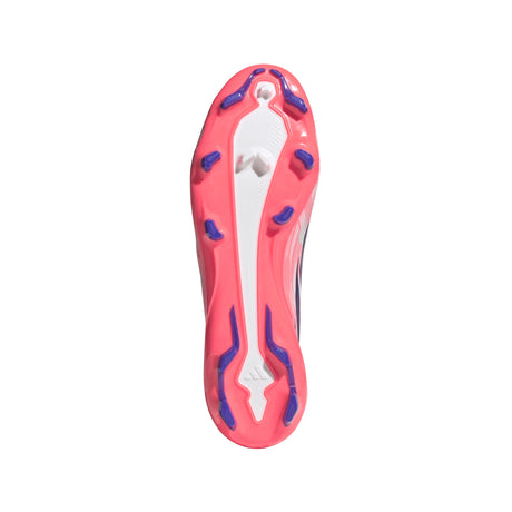 adidas F50 Hyperfast League Mid Firm Ground Men's Soccer Cleats - White/Purple - Best Buy Soccer
