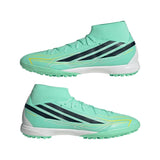adidas F50 Hyperfast League Mid TF Turf Men's Soccer Cleats - Mint/Navy/Lemon - Best Buy Soccer