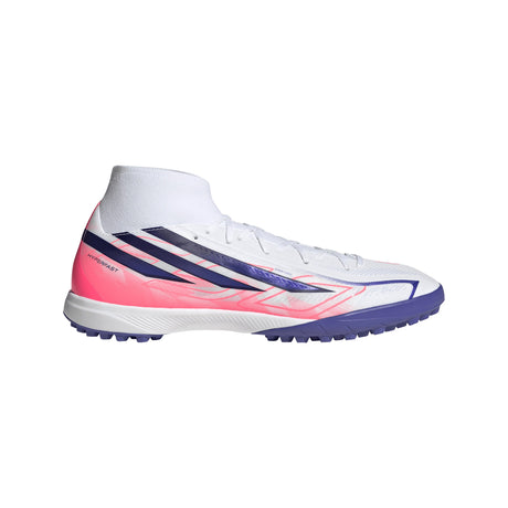 adidas F50 Hyperfast League Mid Turf Men's Soccer Cleats - White/Purple - Best Buy Soccer