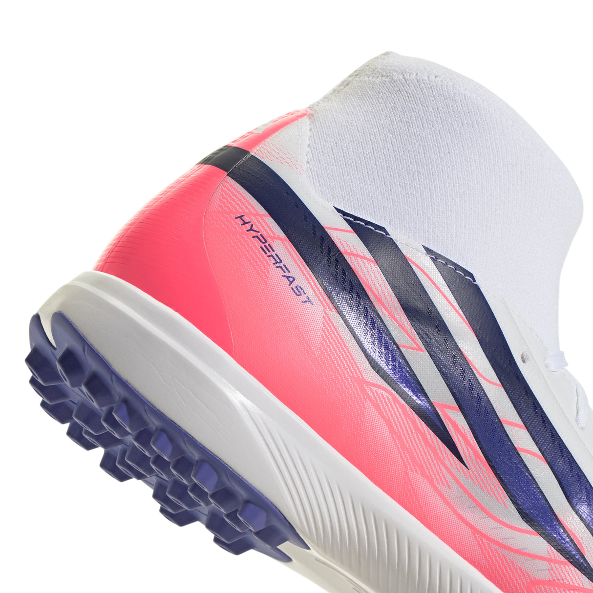 adidas F50 Hyperfast League Mid Turf Men's Soccer Cleats - White/Purple - Best Buy Soccer