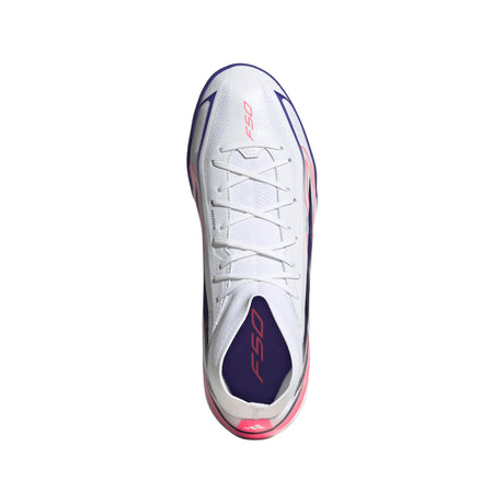adidas F50 Hyperfast League Mid Turf Men's Soccer Cleats - White/Purple - Best Buy Soccer
