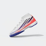 adidas F50 Hyperfast League Mid Turf Men's Soccer Cleats - White/Purple - Best Buy Soccer
