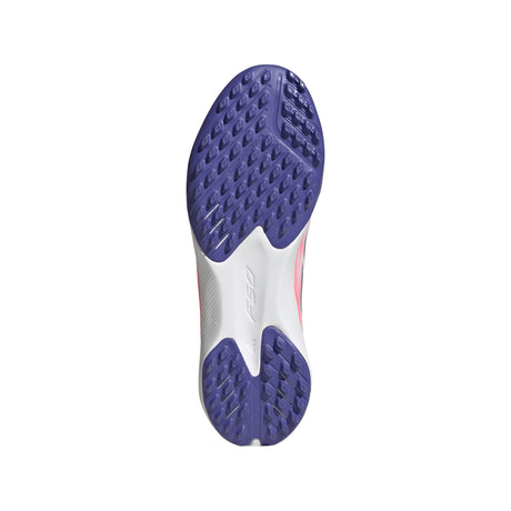 adidas F50 Hyperfast League Mid Turf Youth Soccer Cleats - White/Purple - Best Buy Soccer