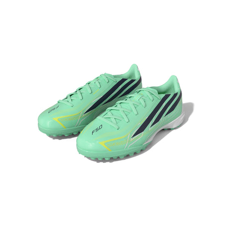 adidas F50 Hyperfast League TF Turf Men's Soccer Cleats - Mint/Navy/Lemon - Best Buy Soccer