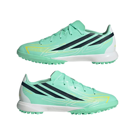 adidas F50 Hyperfast League TF Turf Youth Soccer Cleats - Mint/Navy/Lemon - Best Buy Soccer