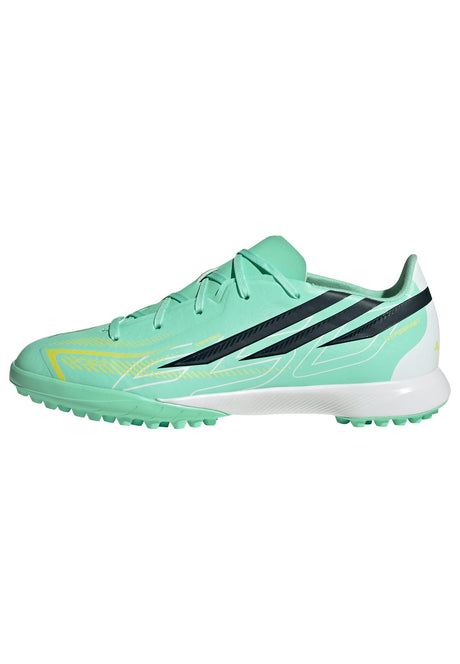 adidas F50 Hyperfast League TF Turf Youth Soccer Cleats - Mint/Navy/Lemon - Best Buy Soccer