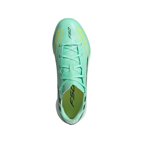 adidas F50 Hyperfast League TF Turf Youth Soccer Cleats - Mint/Navy/Lemon - Best Buy Soccer