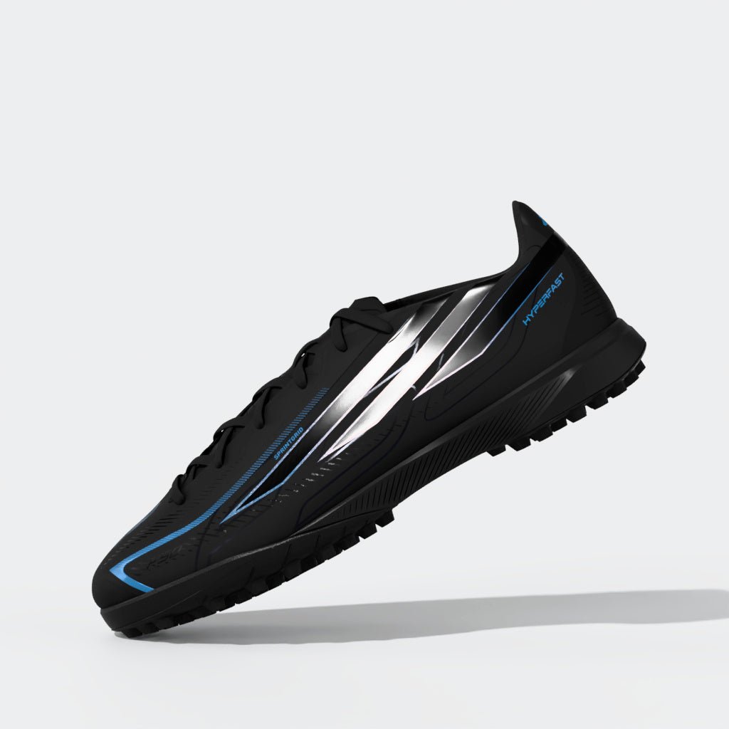 adidas F50 Hyperfast League Turf Men's Soccer Cleats - Black/Black/Blue - Best Buy Soccer