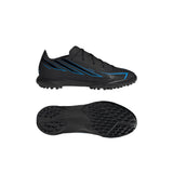 adidas F50 Hyperfast League Turf Youth Soccer Cleats - Black/Black/Blue - Best Buy Soccer