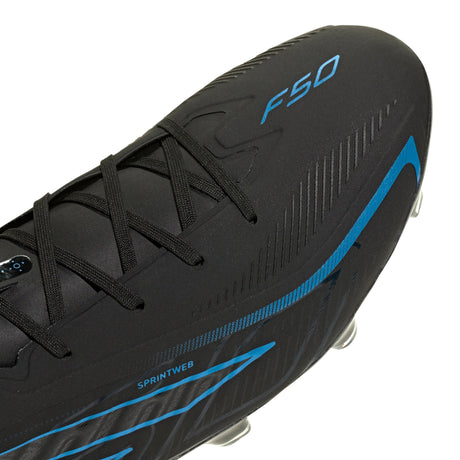 adidas F50 Hyperfast Pro Firm Ground Men's Soccer Cleats - Black/Black/Blue - Best Buy Soccer
