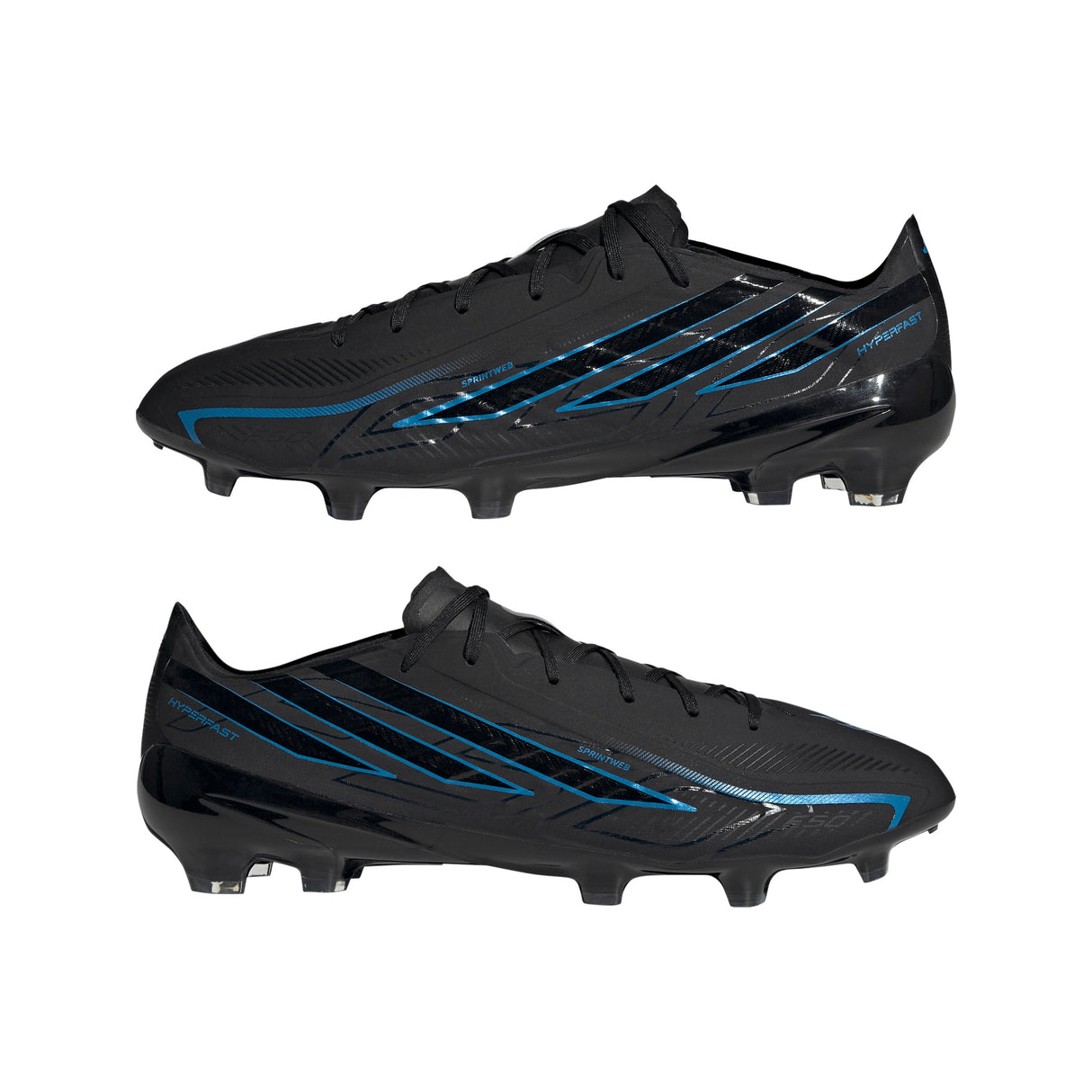 adidas F50 Hyperfast Pro Firm Ground Men's Soccer Cleats - Black/Black/Blue - Best Buy Soccer