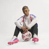 adidas F50 Hyperfast Pro Firm Ground Men's Soccer Cleats - White/Purple - Best Buy Soccer