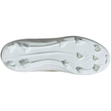 adidas F50 League Firm/Multi-Ground Youth Soccer Cleats - White/Gold Metallic/White