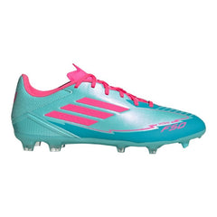 adidas F50 League Messi Firm/Multi-Ground Boots Flash Aqua/Lucid Pink/Lucid Cyan
