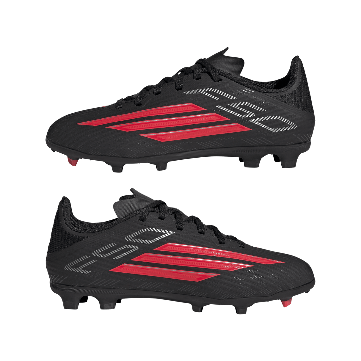 adidas F50 League FG/MG Firm Ground / Multi Ground Youth Soccer Cleats - Black/Red - Best Buy Soccer