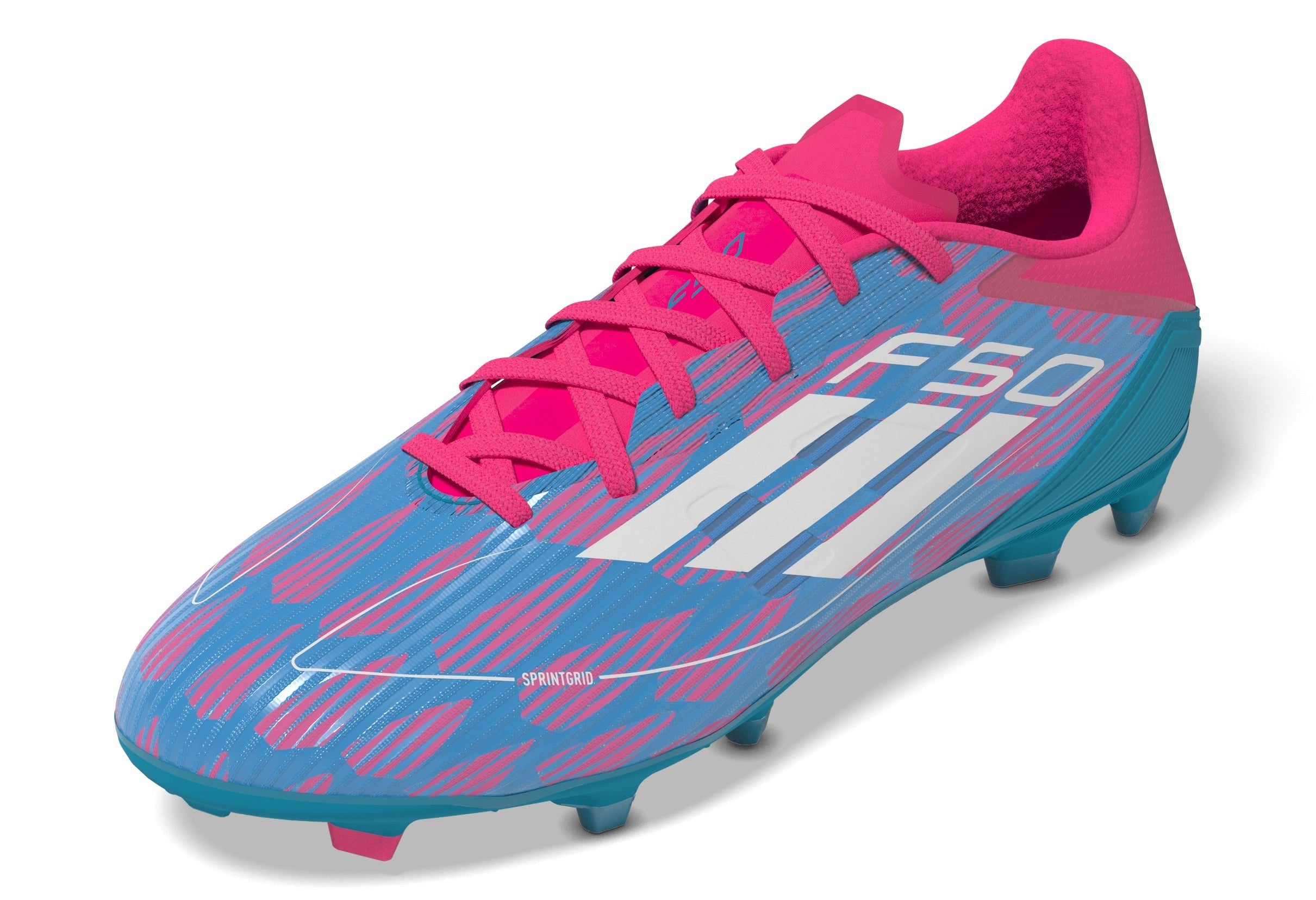 F50+ FG / 天然芝用 / Firm Ground  26.5 adidas F50+ Firm Ground - White/Solar Red/Lucid Blue - Adult