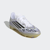 adidas F50 League Firm/Multi - Ground Boots Kids White/Black - Best Buy Soccer