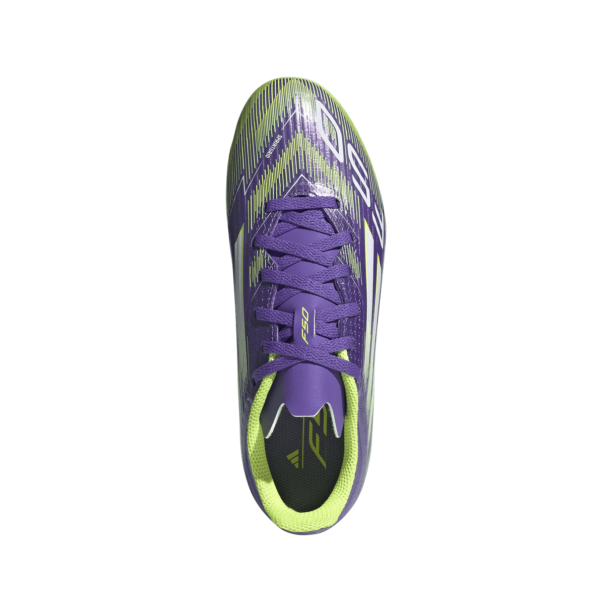 adidas F50 League Firm/Multi - Ground Soccer Cleats Kids - Purple/White/Lemon - Best Buy Soccer