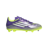 adidas F50 League Firm/Multi - Ground Soccer Cleats Kids - Purple/White/Lemon - Best Buy Soccer