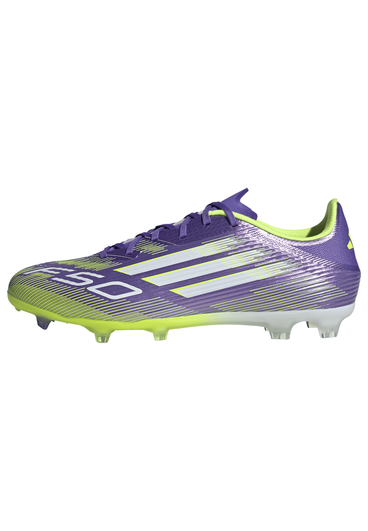 adidas F50 League Firm/Multi - Ground Soccer Cleats - Purple/White/Lemon - Best Buy Soccer