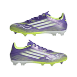 adidas F50 League Firm/Multi - Ground Soccer Cleats - Purple/White/Lemon - Best Buy Soccer