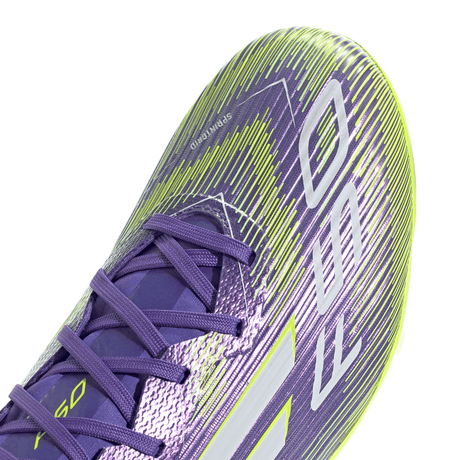 adidas F50 League Firm/Multi - Ground Soccer Cleats - Purple/White/Lemon - Best Buy Soccer