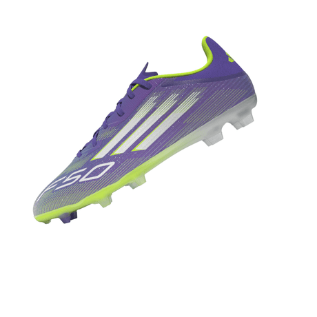 adidas F50 League Firm/Multi - Ground Soccer Cleats - Purple/White/Lemon - Best Buy Soccer