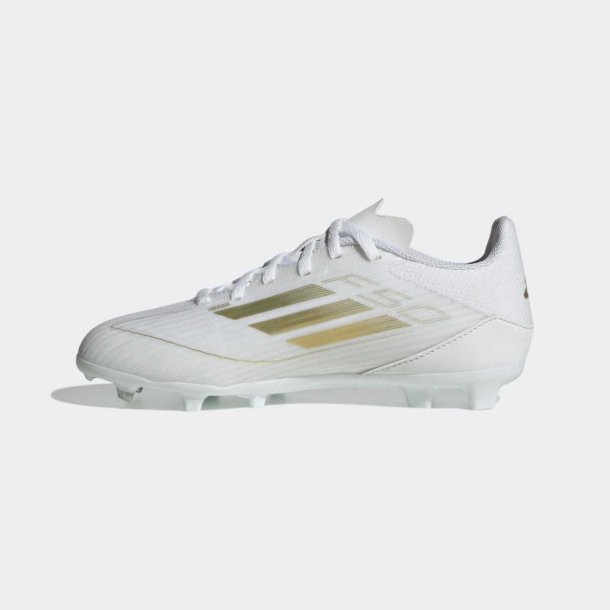 adidas F50 League Firm/Multi-Ground Youth Soccer Cleats - White/Gold Metallic/White - Best Buy Soccer
