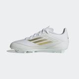 adidas F50 League Firm/Multi-Ground Youth Soccer Cleats - White/Gold Metallic/White - Best Buy Soccer