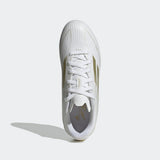 adidas F50 League Firm/Multi-Ground Youth Soccer Cleats - White/Gold Metallic/White - Best Buy Soccer