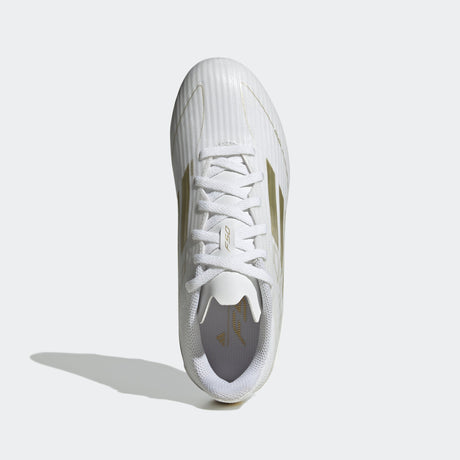 adidas F50 League Firm/Multi-Ground Youth Soccer Cleats - White/Gold Metallic/White - Best Buy Soccer