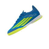 adidas F50 League IN Indoor Men's Soccer Shoes - Blue/Yellow/Aqua - Best Buy Soccer