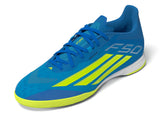 adidas F50 League IN Indoor Men's Soccer Shoes - Blue/Yellow/Aqua - Best Buy Soccer