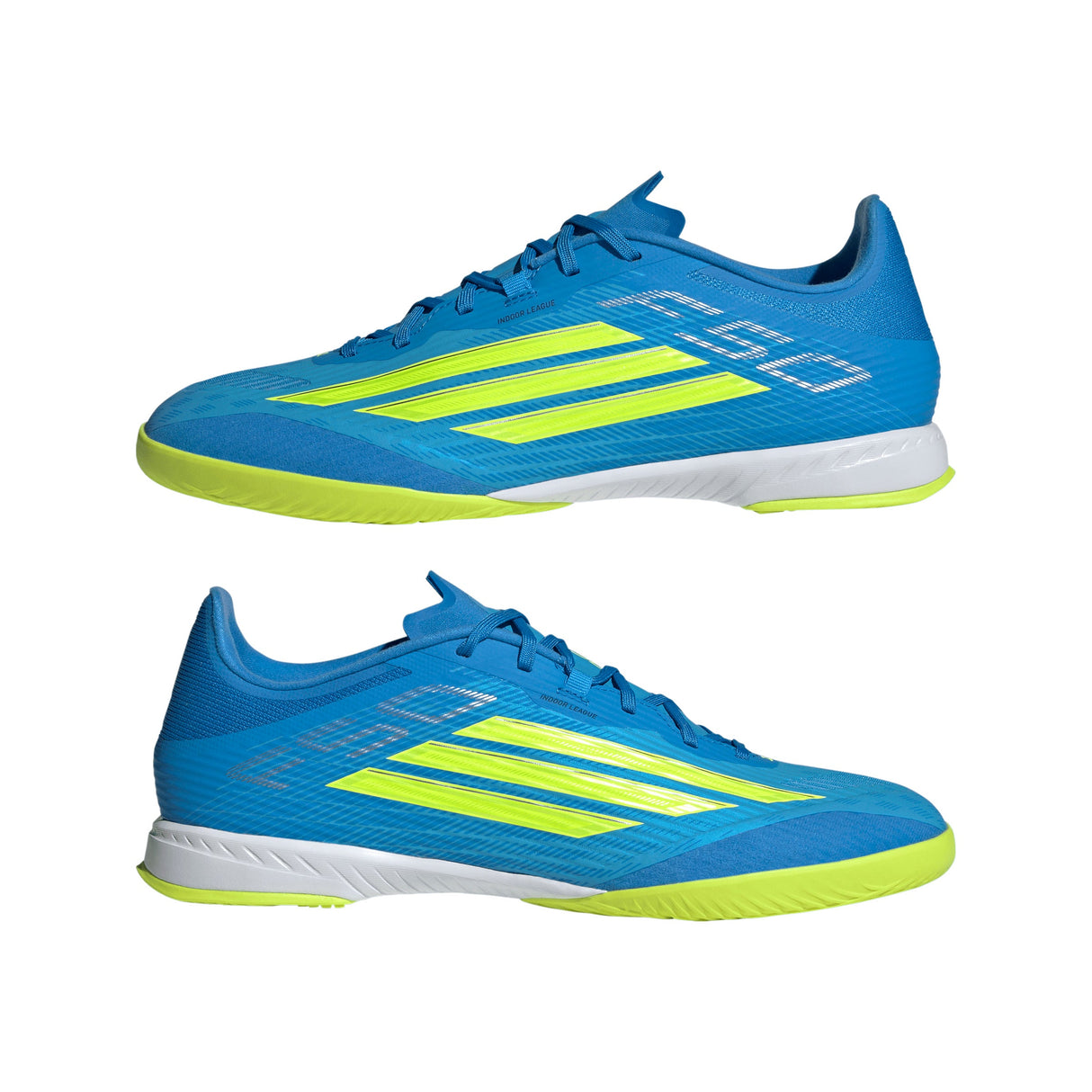 adidas F50 League IN Indoor Men's Soccer Shoes - Blue/Yellow/Aqua - Best Buy Soccer