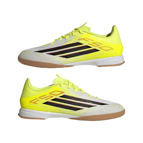 adidas F50 League IN Indoor Men´s Soccer Shoes - Yellow/Black/Red - Best Buy Soccer