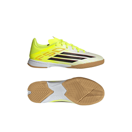 adidas F50 League IN Indoor Youth Soccer Shoes - Yellow/Black/Red - Best Buy Soccer