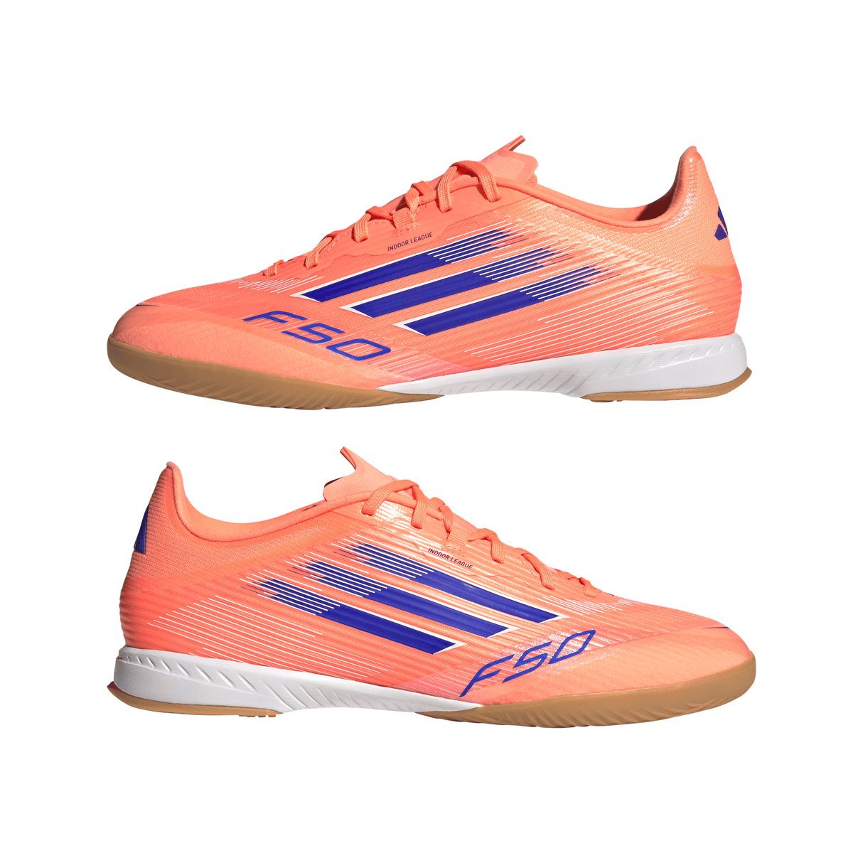 adidas F50 League IN Men's Soccer Shoes - Orange/Blue/White - Best Buy Soccer