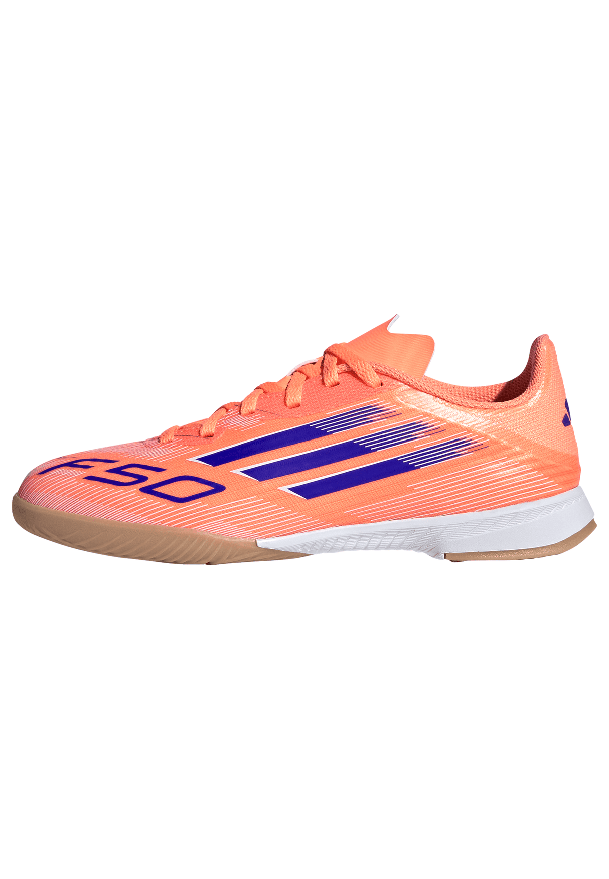 adidas F50 League IN Youth Soccer Shoes - Orange/Blue/White - Best Buy Soccer